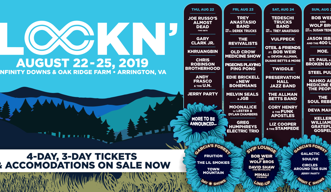 LOCKN’ Announces 2019 Lineup
